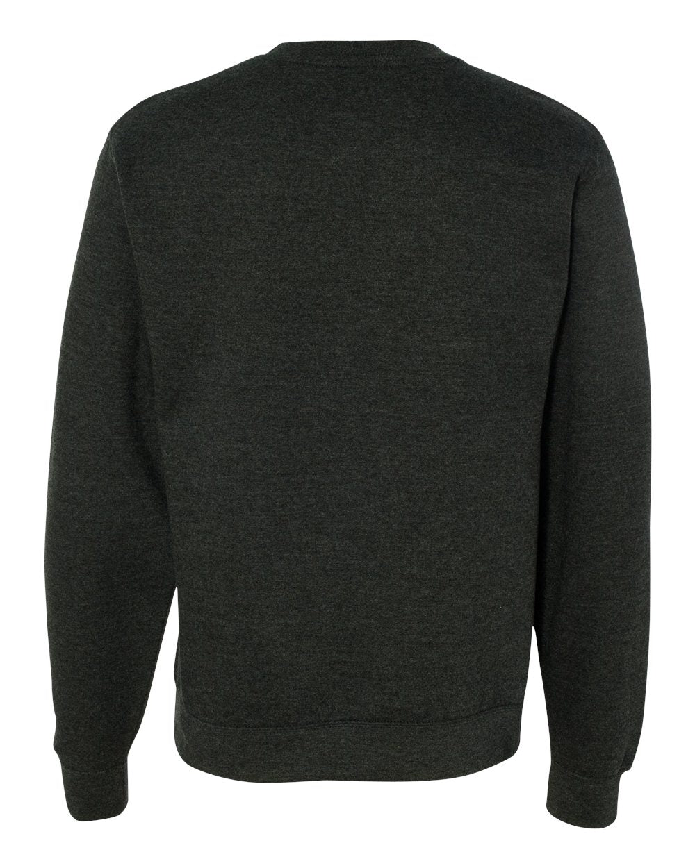 Unisex Midweight Crewneck Sweatshirt - Back - B83676102 - Charcoal Heather