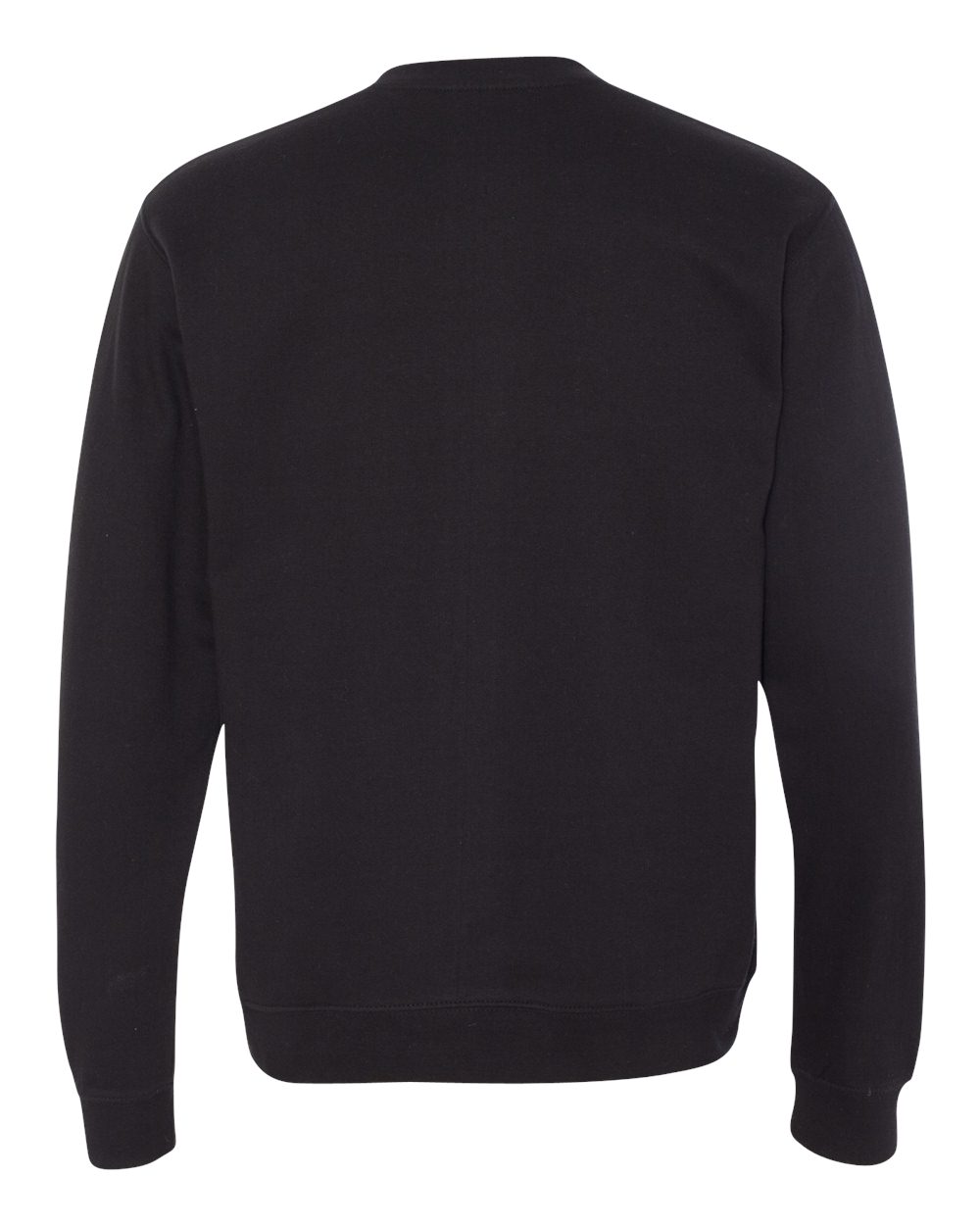 Unisex Midweight Crewneck Sweatshirt - Back - B83676502 - Black