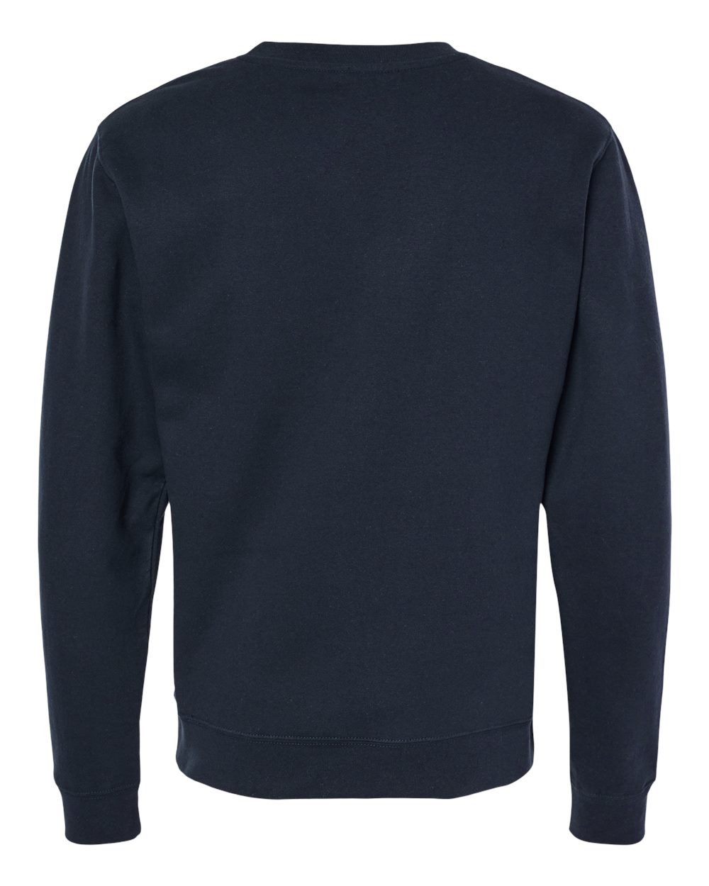 Unisex Midweight Crewneck Sweatshirt - Back - B83676652 - Classic Navy