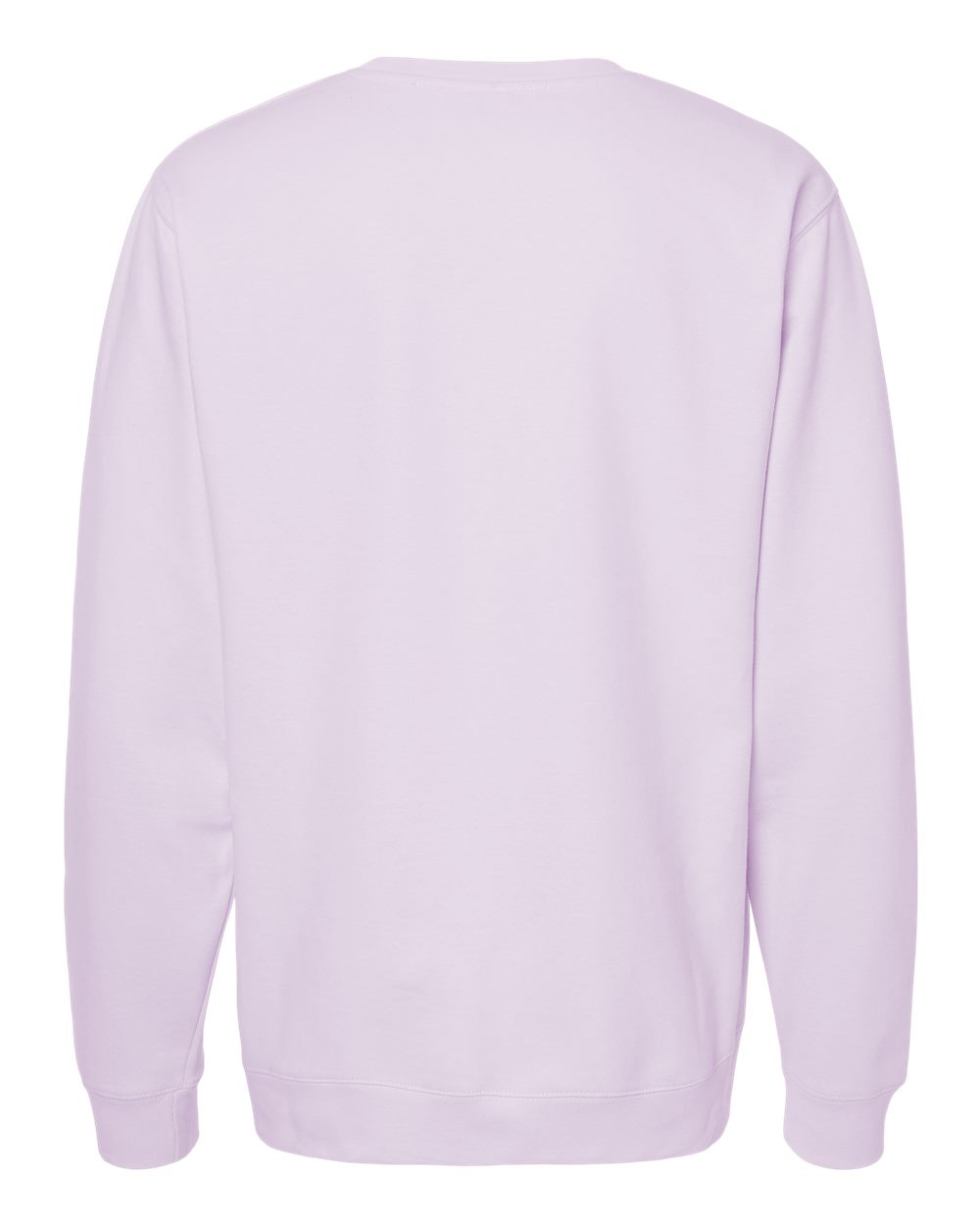 Unisex Midweight Crewneck Sweatshirt - Back - B83676682 - Lavender