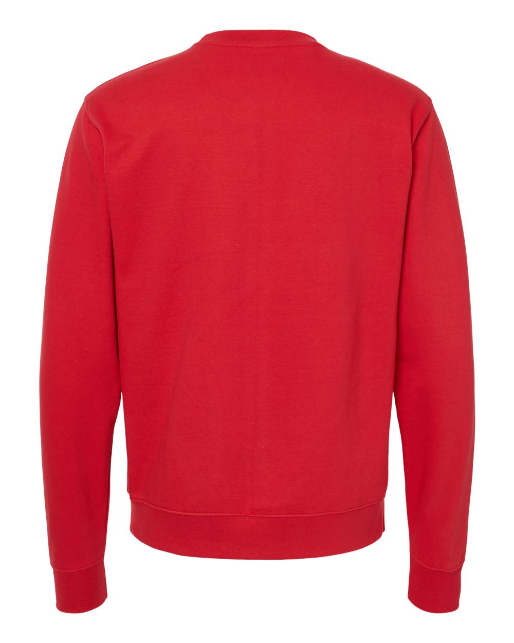 Unisex Midweight Crewneck Sweatshirt - Back - B83676702 - Red