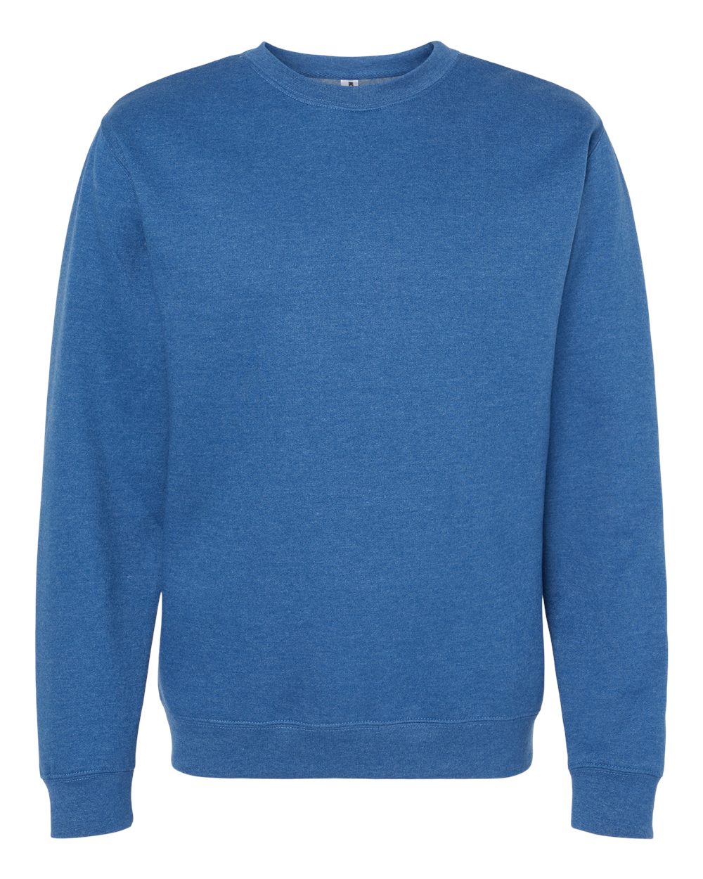 Unisex Midweight Crewneck Sweatshirt - Front - B83676752 - Royal Heather