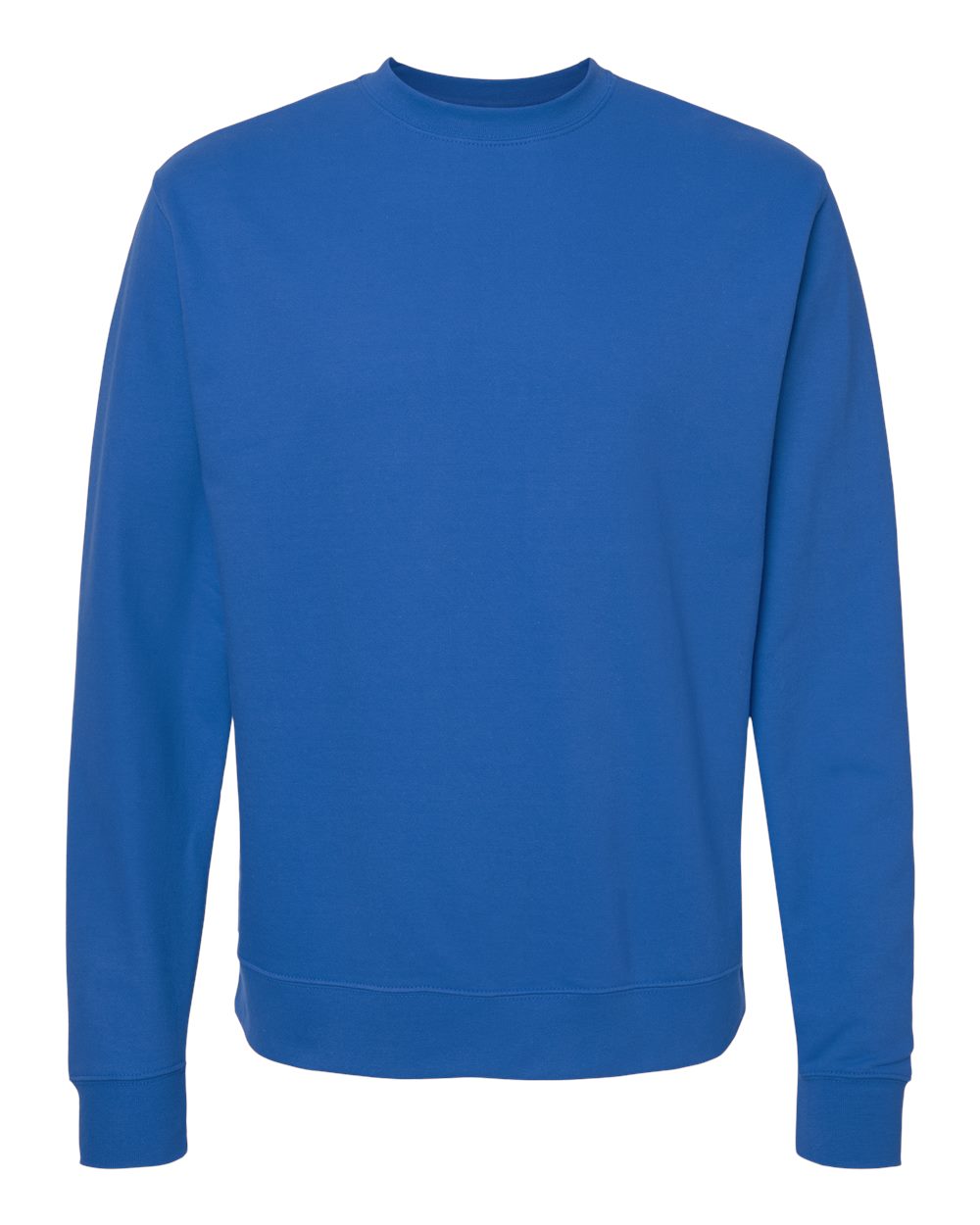 Unisex Midweight Crewneck Sweatshirt - Front - B83676762 - Royal