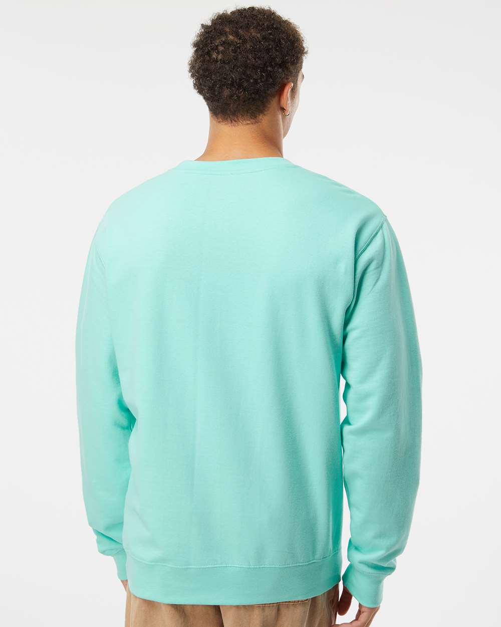 Unisex Midweight Crewneck Sweatshirt - OnModelBack - B83676172 - Mint