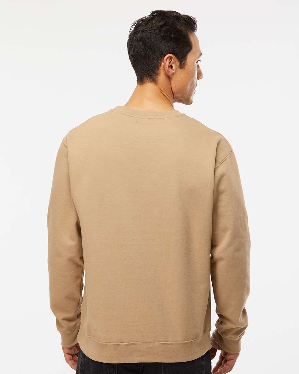 Unisex Midweight Crewneck Sweatshirt - OnModelBack - B83676242 - Sandstone