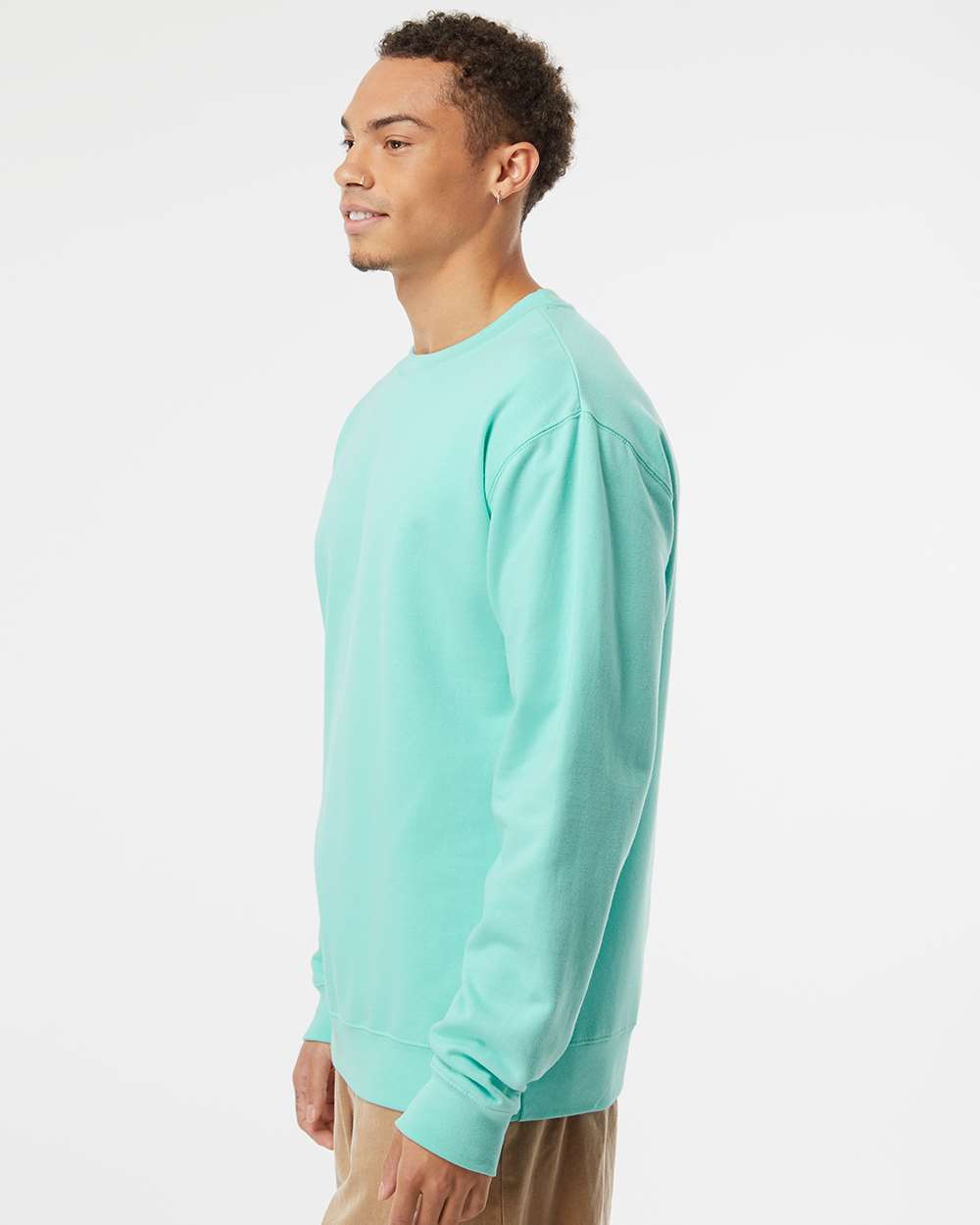 Unisex Midweight Crewneck Sweatshirt - OnModelSide - B83676172 - Mint