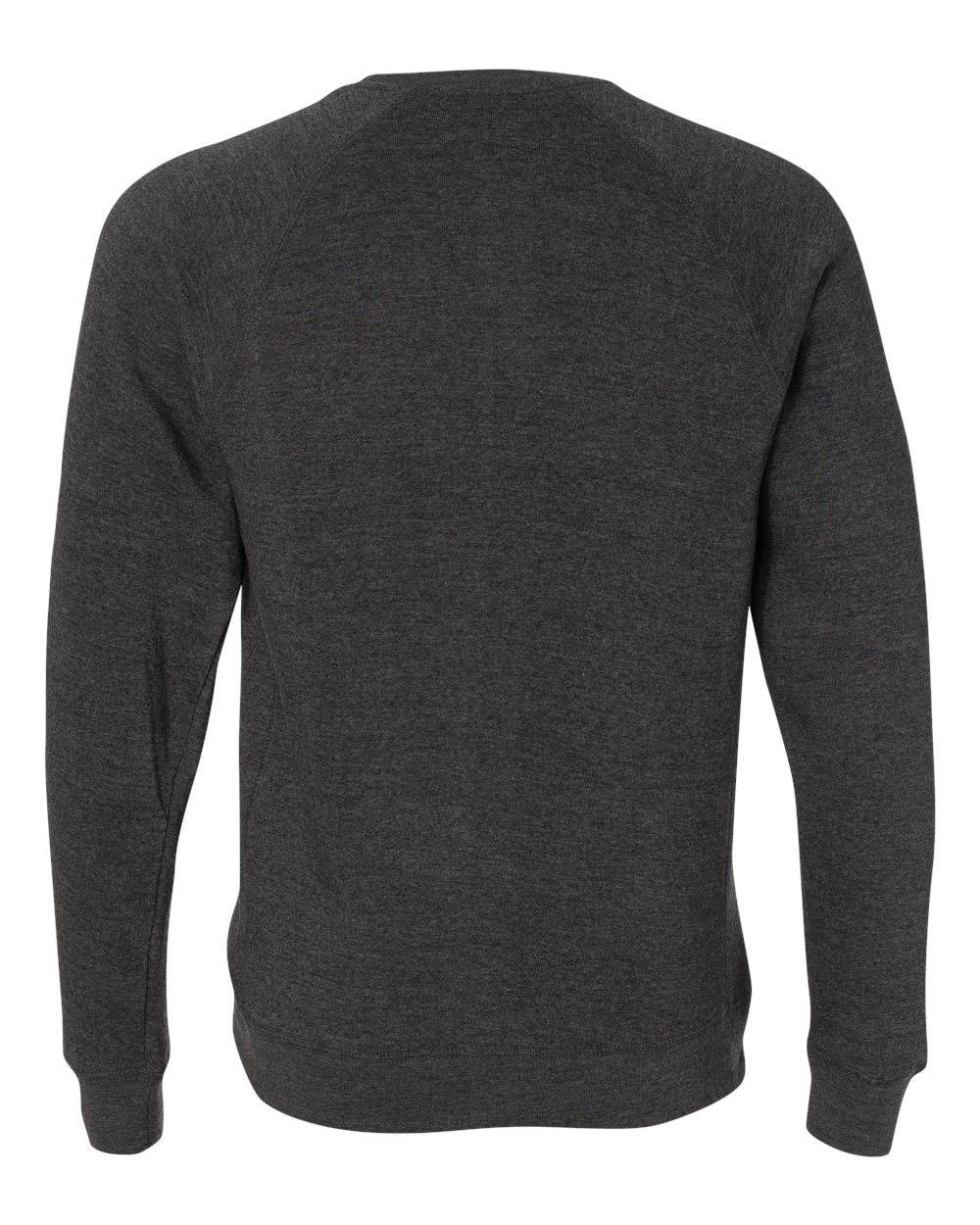 Unisex Special Blend Raglan Crewneck Sweatshirt - Back - B82576092 - Carbon