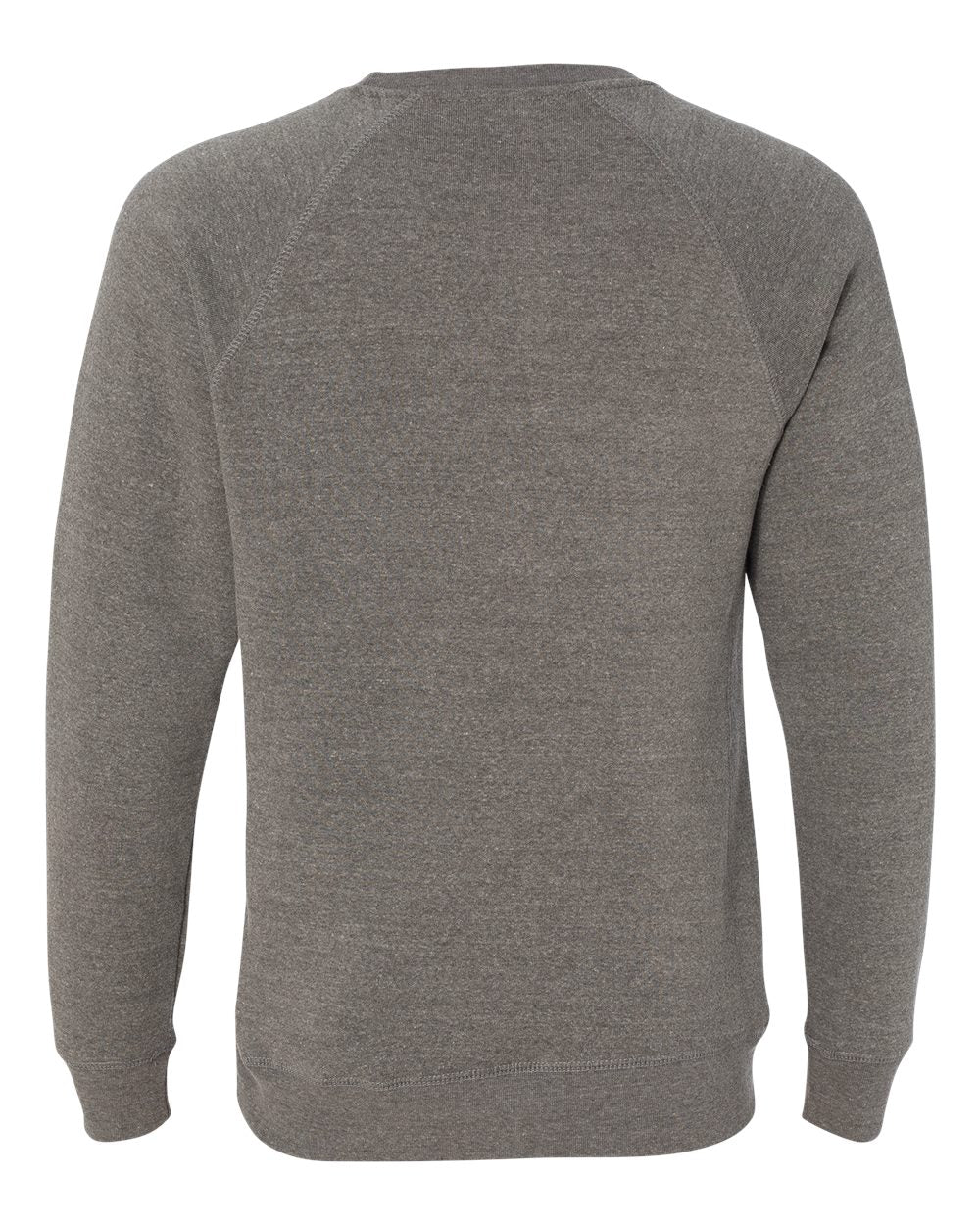 Unisex Special Blend Raglan Crewneck Sweatshirt - Back - B82576352 - Nickel