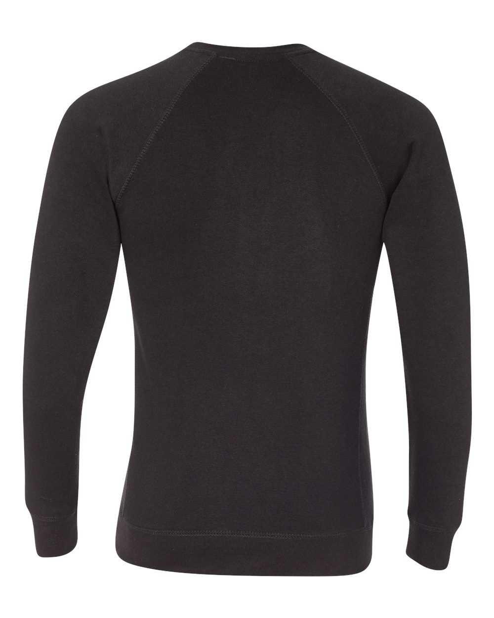 Unisex Special Blend Raglan Crewneck Sweatshirt - Back - B82576502 - Black