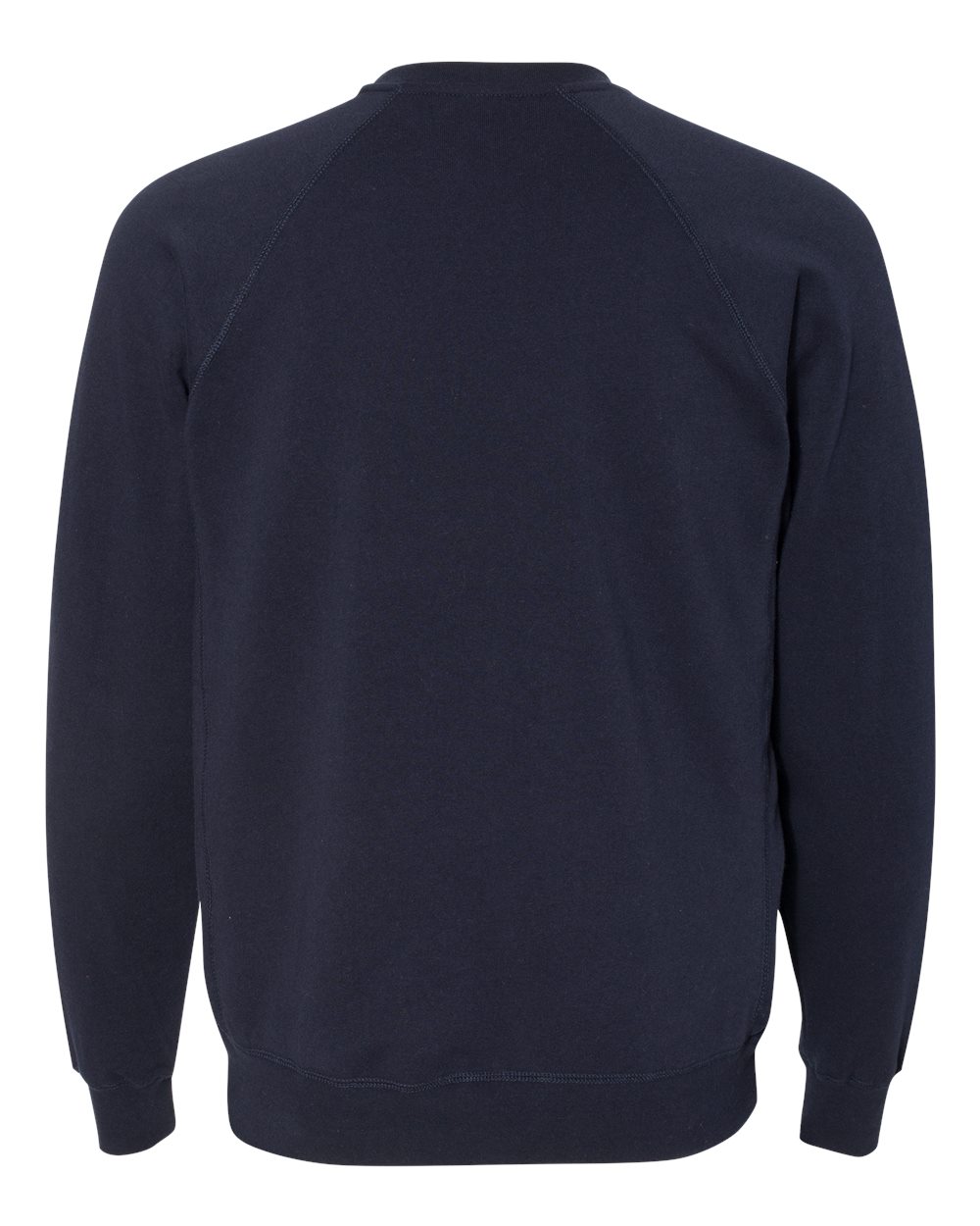 Unisex Special Blend Raglan Crewneck Sweatshirt - Back - B82576652 - Classic Navy