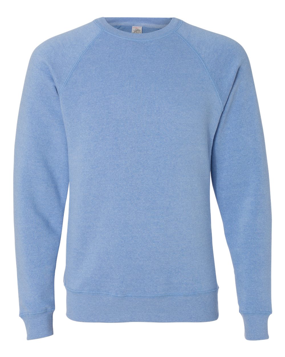 Unisex Special Blend Raglan Crewneck Sweatshirt - Front - B82576682 - Pacific