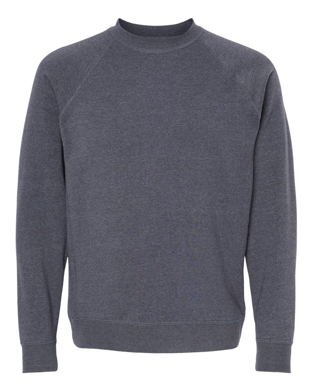 Unisex Special Blend Raglan Crewneck Sweatshirt - Front - B82576862 - Midnight Navy