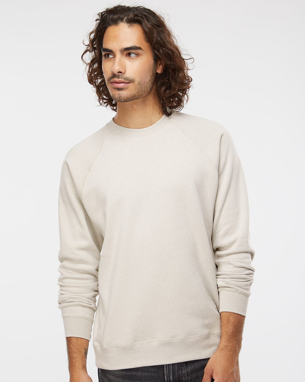 Unisex Special Blend Raglan Crewneck Sweatshirt - styleImage
