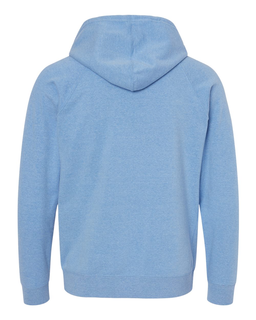 Unisex Special Blend Raglan Hooded Sweatshirt - Back - B83376682 - Pacific