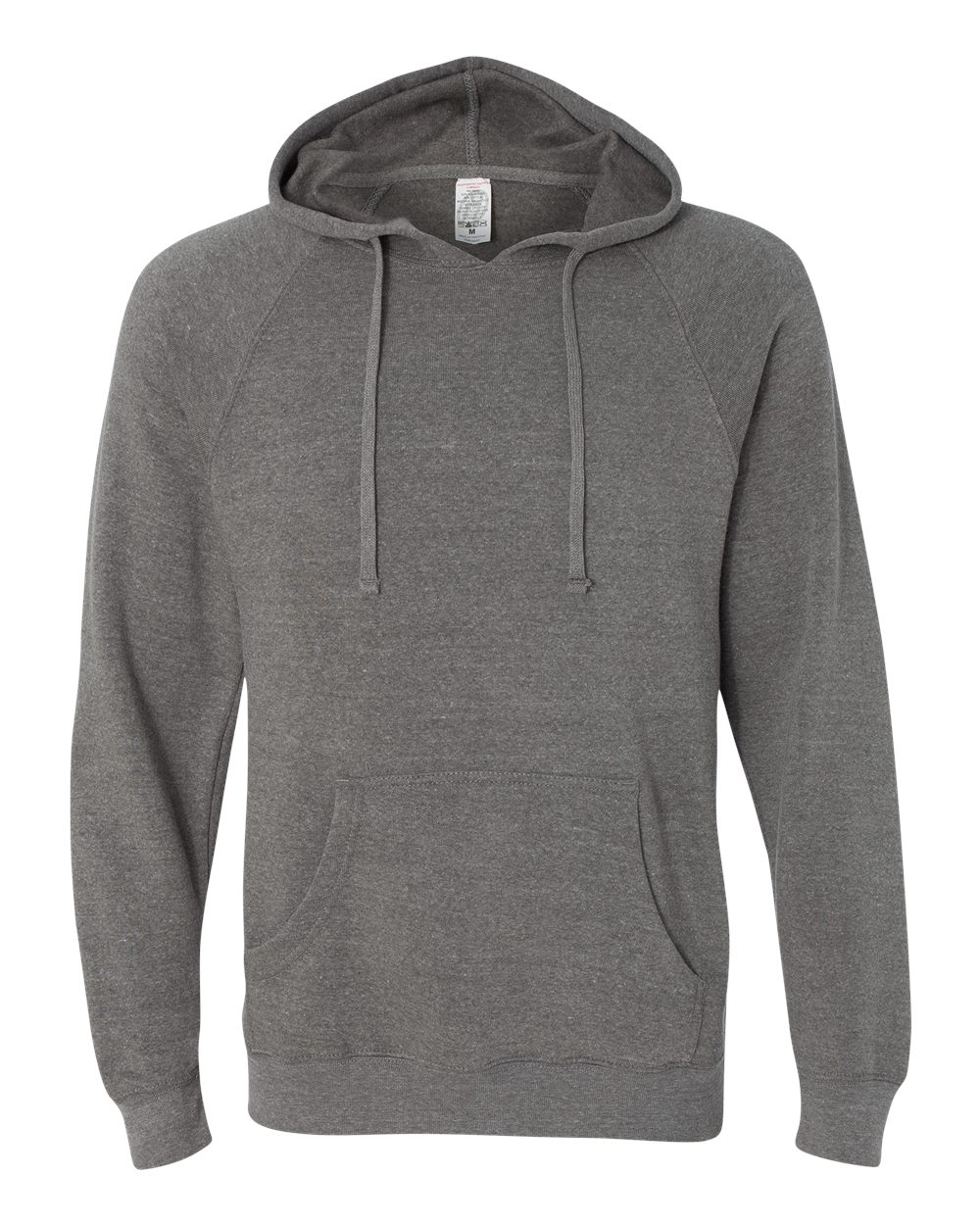 Unisex Special Blend Raglan Hooded Sweatshirt - Front - B83376352 - Nickel