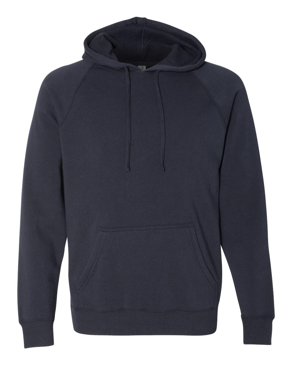Unisex Special Blend Raglan Hooded Sweatshirt - Front - B83376652 - Classic Navy