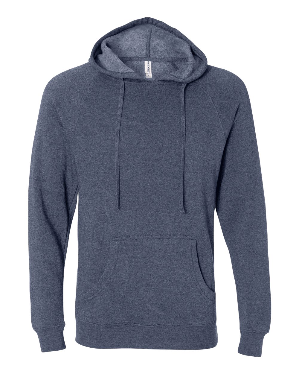 Unisex Special Blend Raglan Hooded Sweatshirt - Front - B83376862 - Midnight Navy