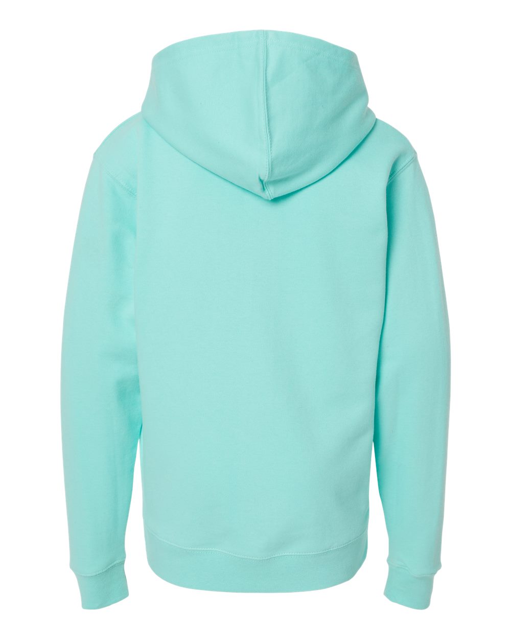 Youth Midweight Hooded Sweatshirt - Back - B32076193 - Mint