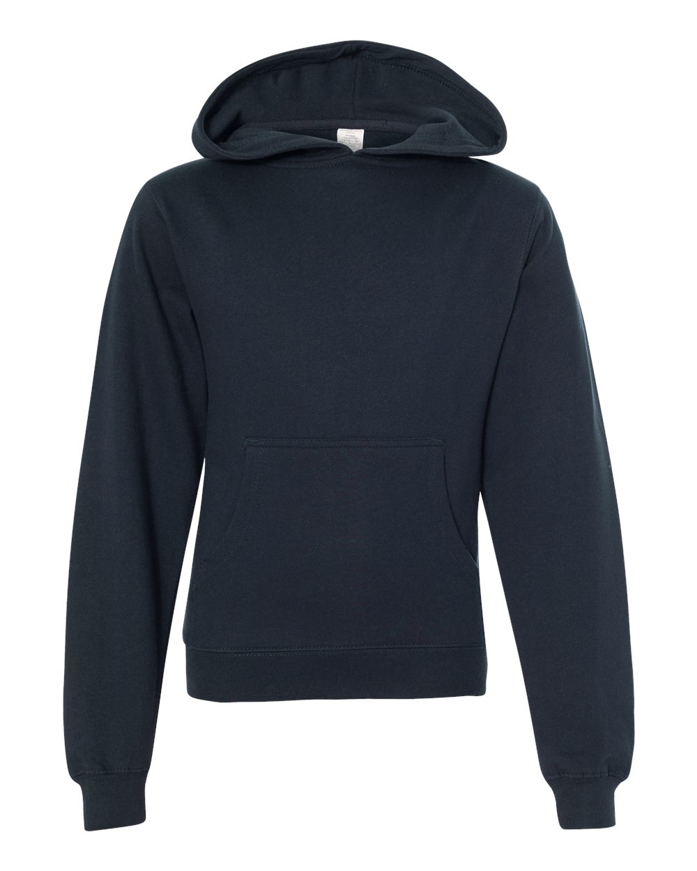 Youth Midweight Hooded Sweatshirt - Front - B32076653 - Classic Navy