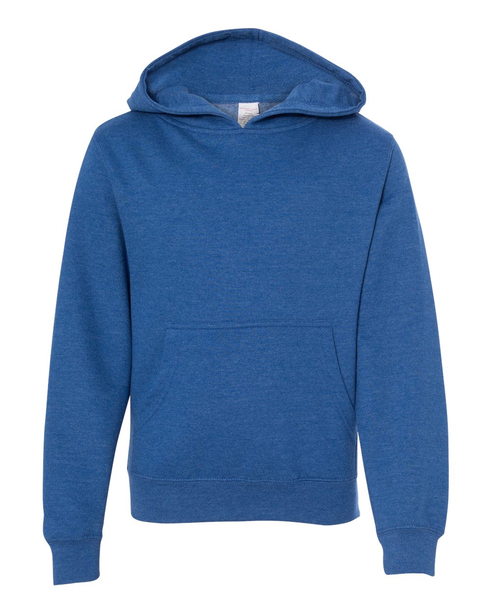 Youth Midweight Hooded Sweatshirt - Front - B32076763 - Royal Heather