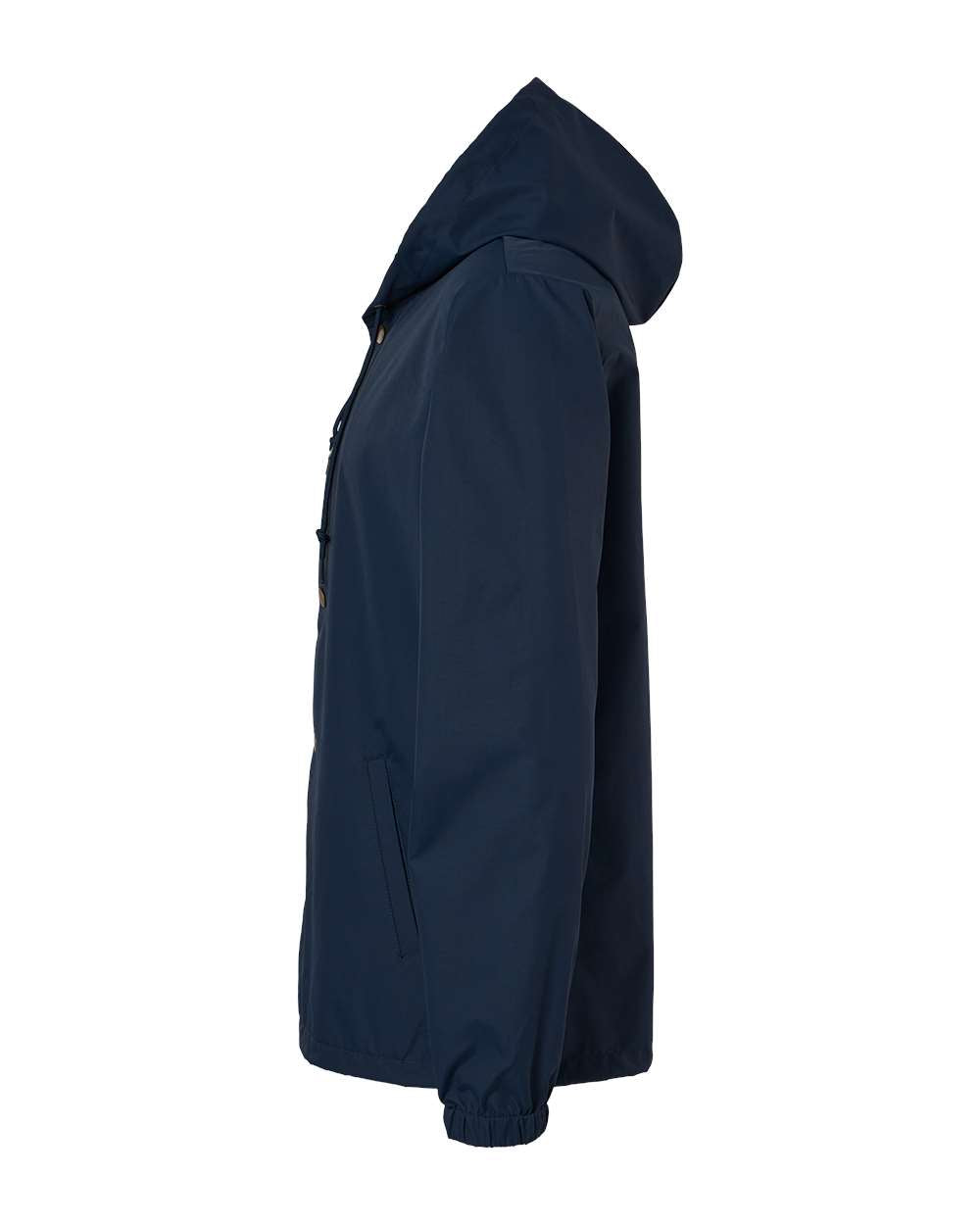 Men's Water-Resistant Hooded Windbreaker - DirectSide - B50876652 - Classic Navy