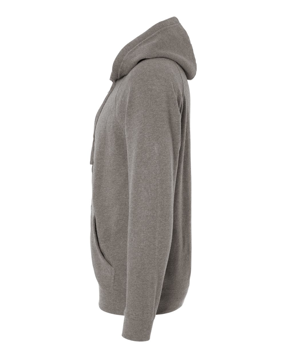 Unisex Special Blend Raglan Full-Zip Hooded Sweatshirt - DirectSide - B81476352 - Nickel