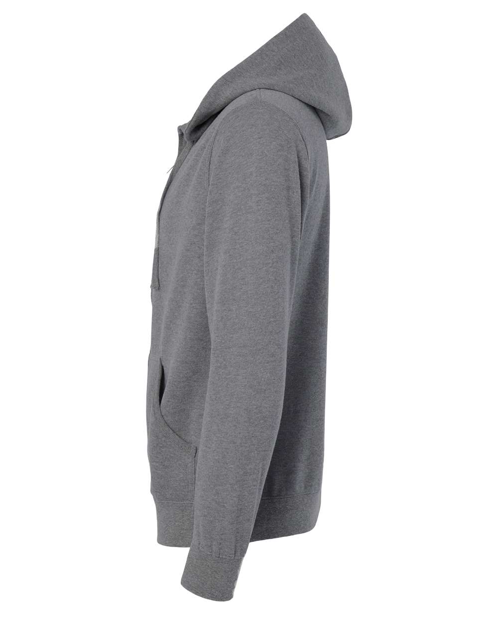 Men's Full-Zip Hooded Sweatshirt - DirectSide - B22476353 - Gunmetal Heather