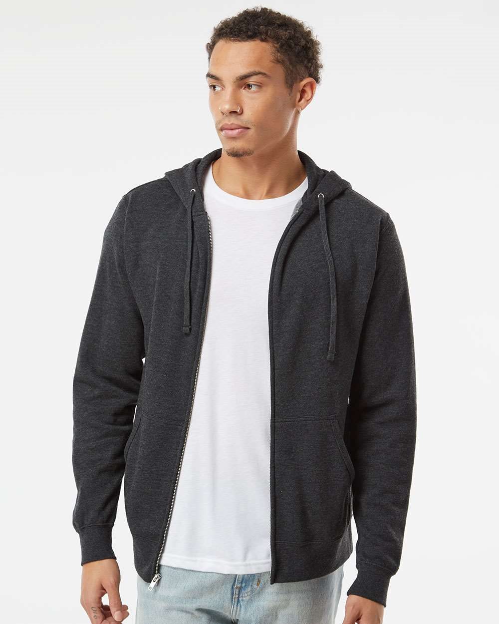 Men's Full-Zip Hooded Sweatshirt - styleImage