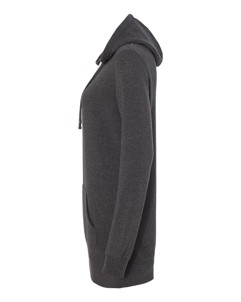 Women’s Special Blend Hooded Sweatshirt Dress - DirectSide - B23276092 - Carbon