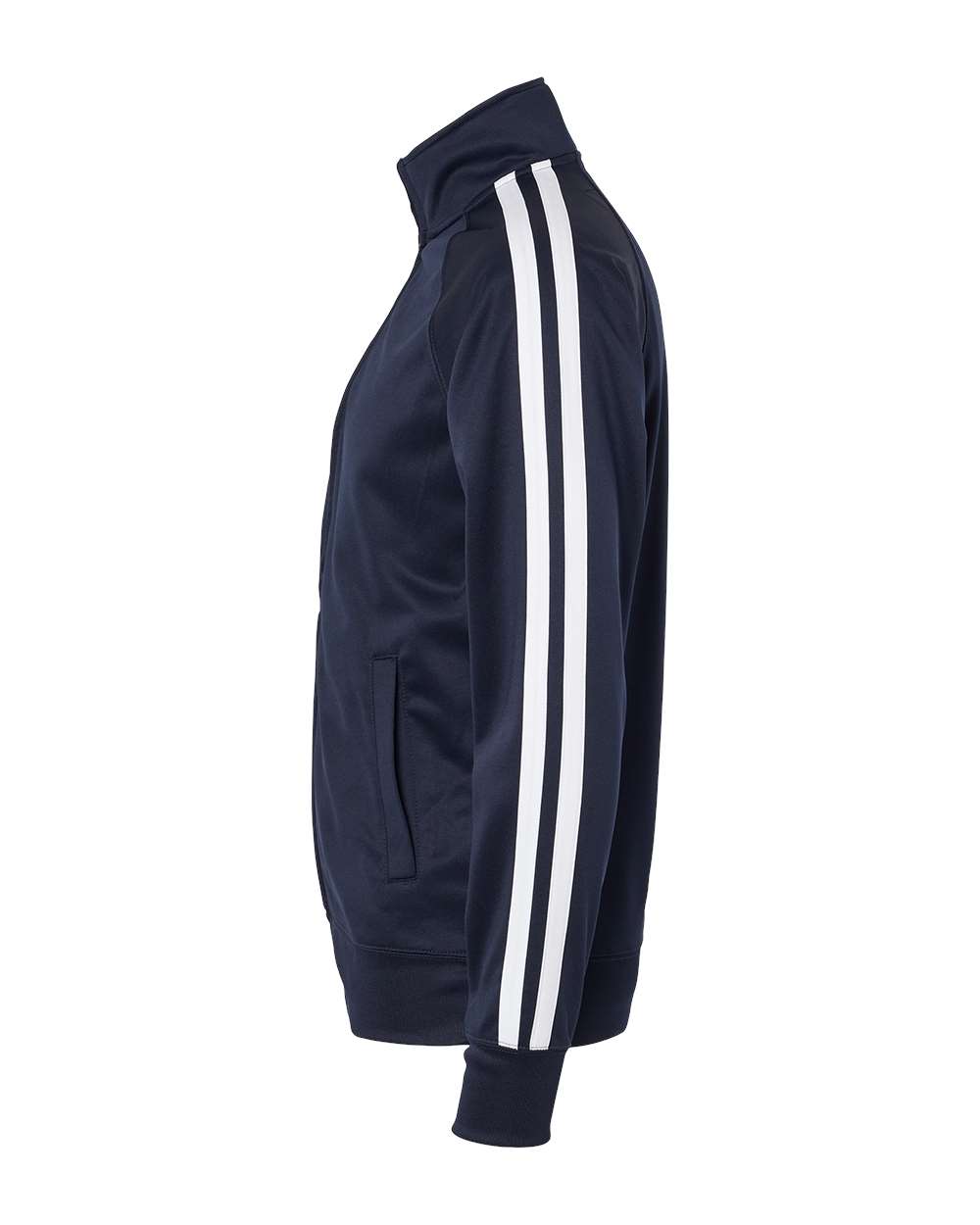 Men's Lightweight Poly-Tech Full-Zip Track Jacket - DirectSide - B23476652 - Classic Navy