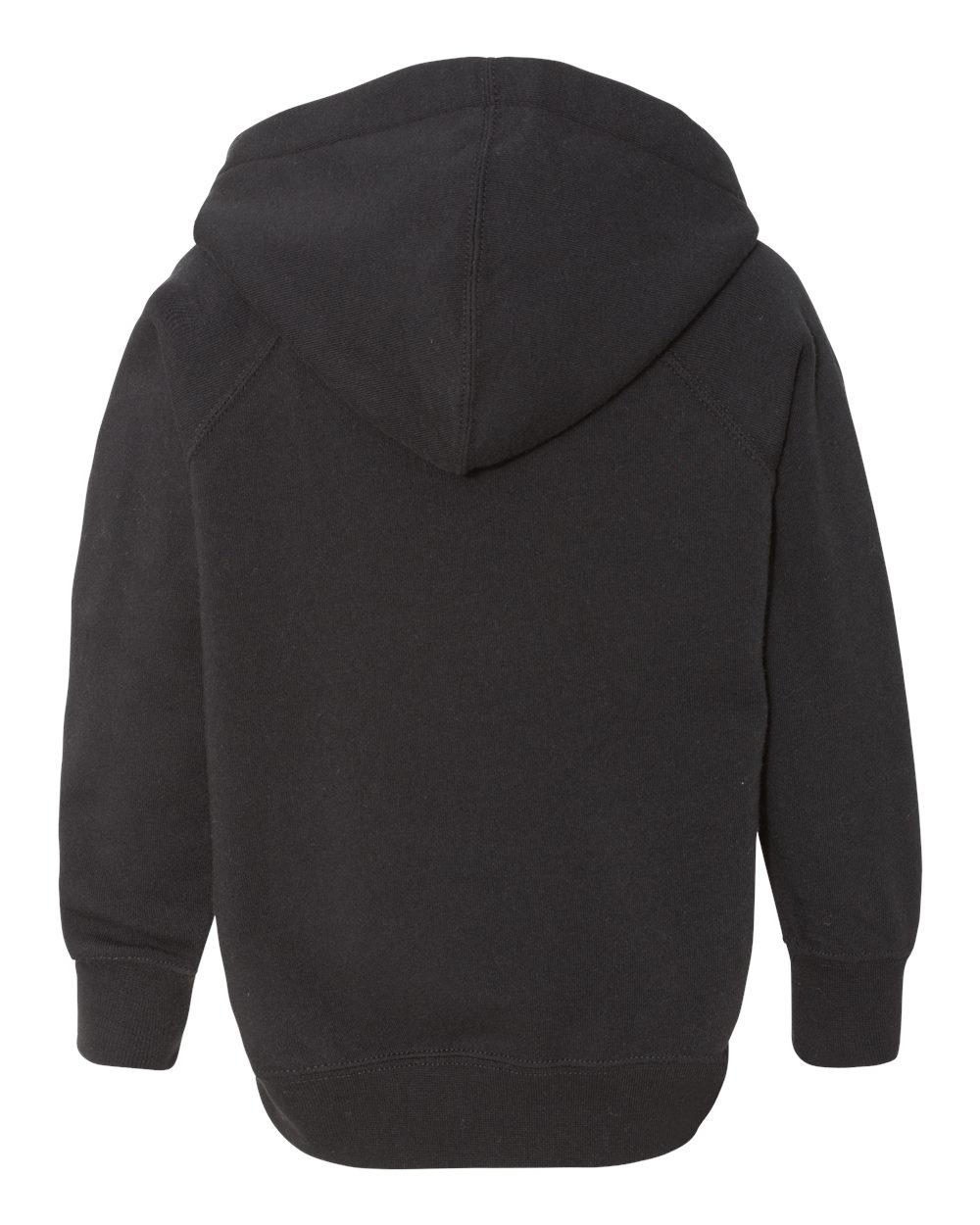Toddler Special Blend Hooded Raglan Sweatshirt - Back - B80176503 - Black