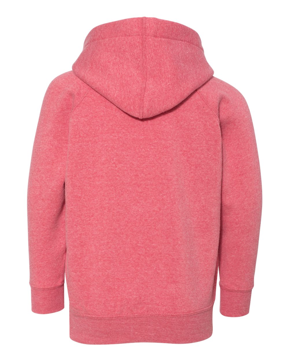 Toddler Special Blend Hooded Raglan Sweatshirt - Back - B80176713 - Pomegranate