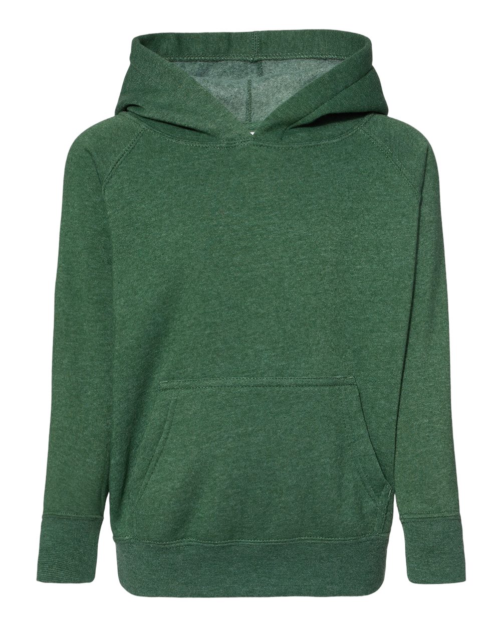 Toddler Special Blend Hooded Raglan Sweatshirt - Front - B80176153 - Moss