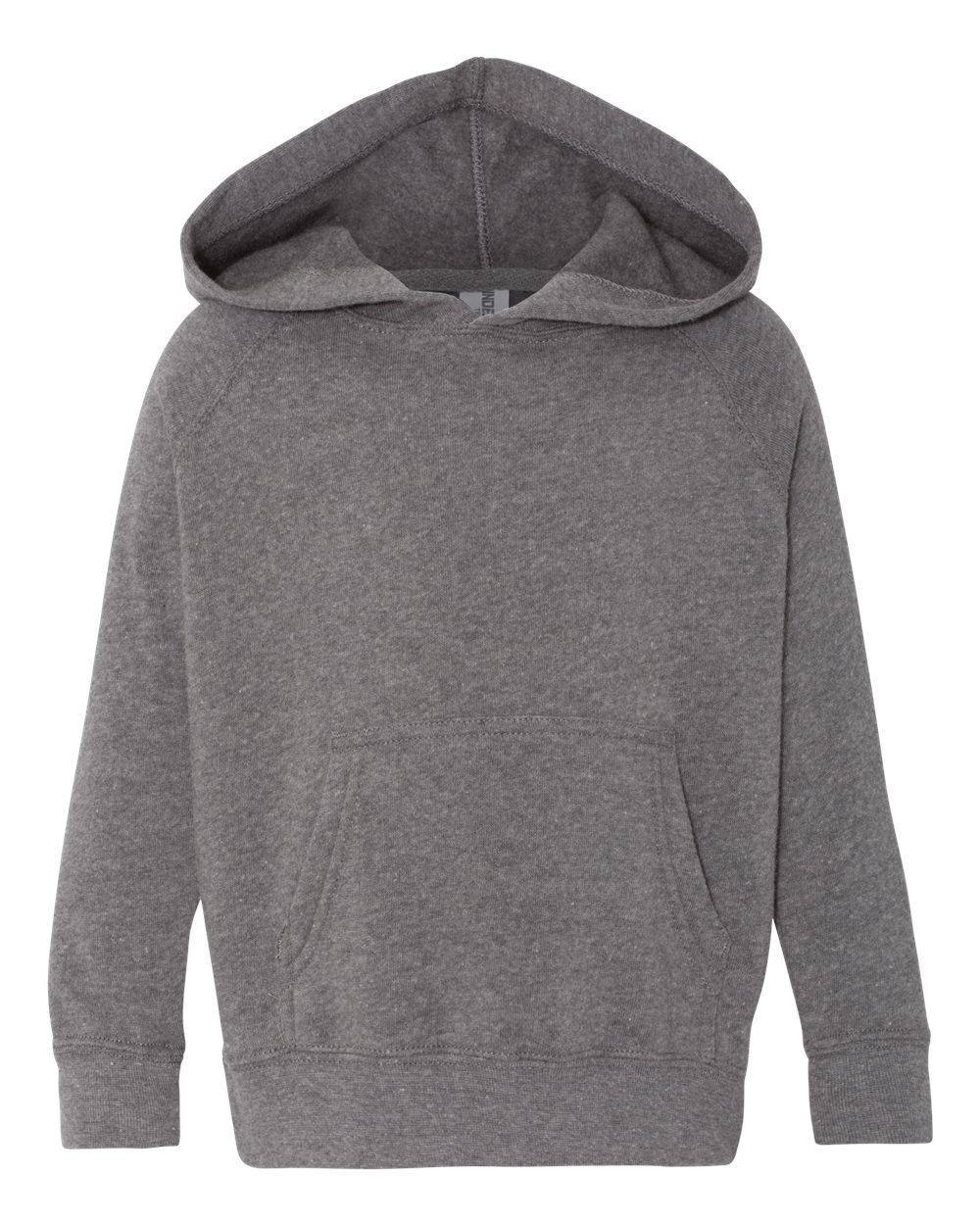Toddler Special Blend Hooded Raglan Sweatshirt - Front - B80176353 - Nickel