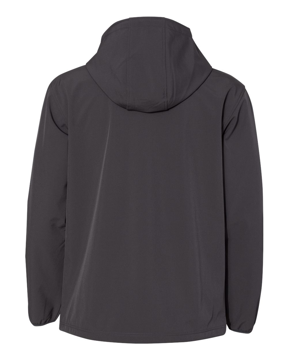 Men's Poly-Tech Soft Shell Jacket - Back - B21376092 - Graphite