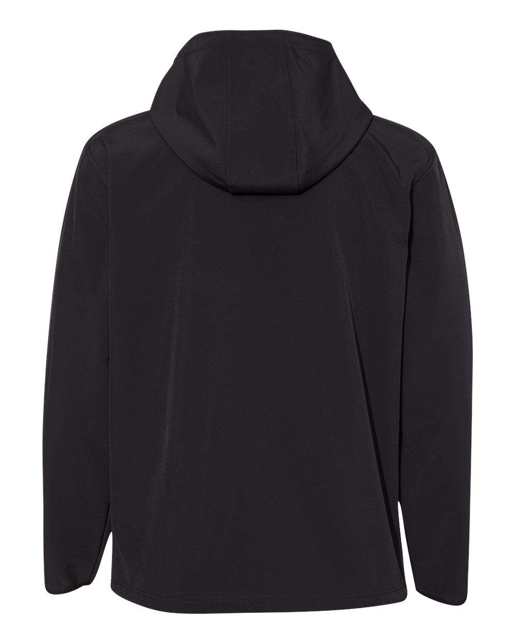 Men's Poly-Tech Soft Shell Jacket - Back - B21376502 - Black