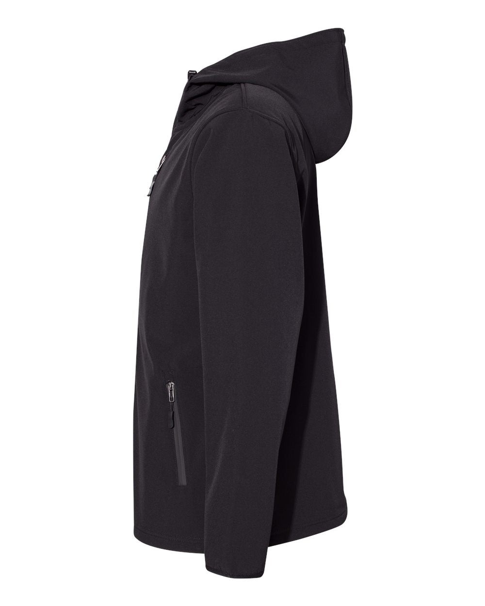 Men's Poly-Tech Soft Shell Jacket - DirectSide - B21376502 - Black