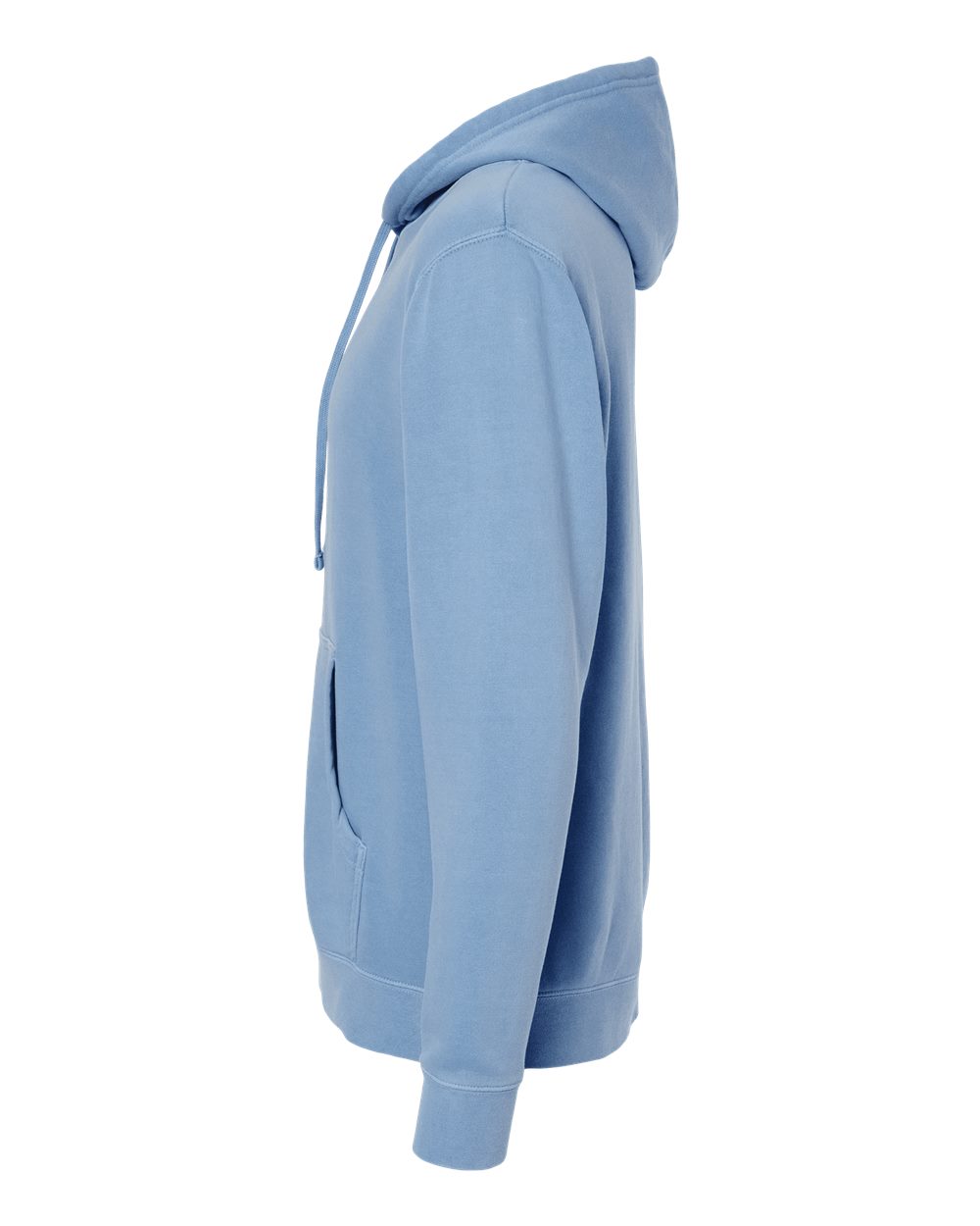 Unisex Midweight Pigment-Dyed Hooded Sweatshirt - DirectSide - B22176252 - Pigment Light Blue