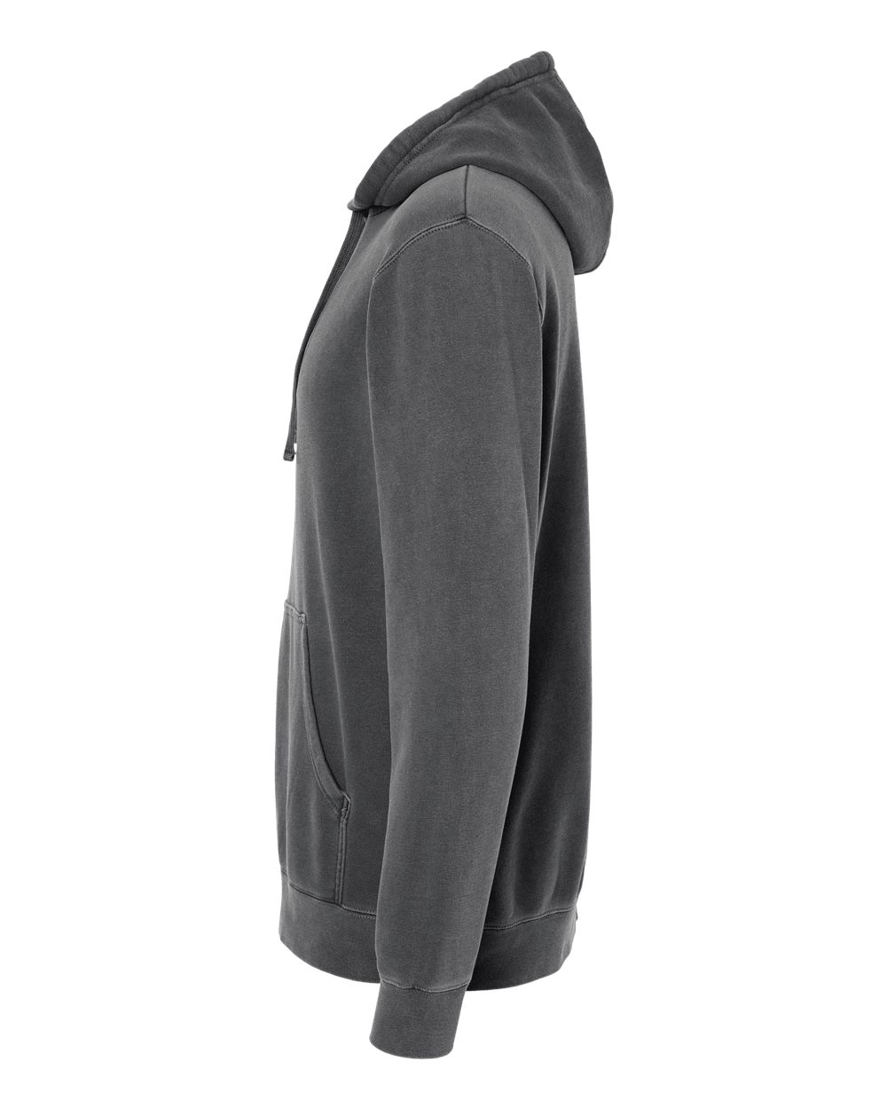Unisex Midweight Pigment-Dyed Hooded Sweatshirt - DirectSide - B22176502 - Pigment Black