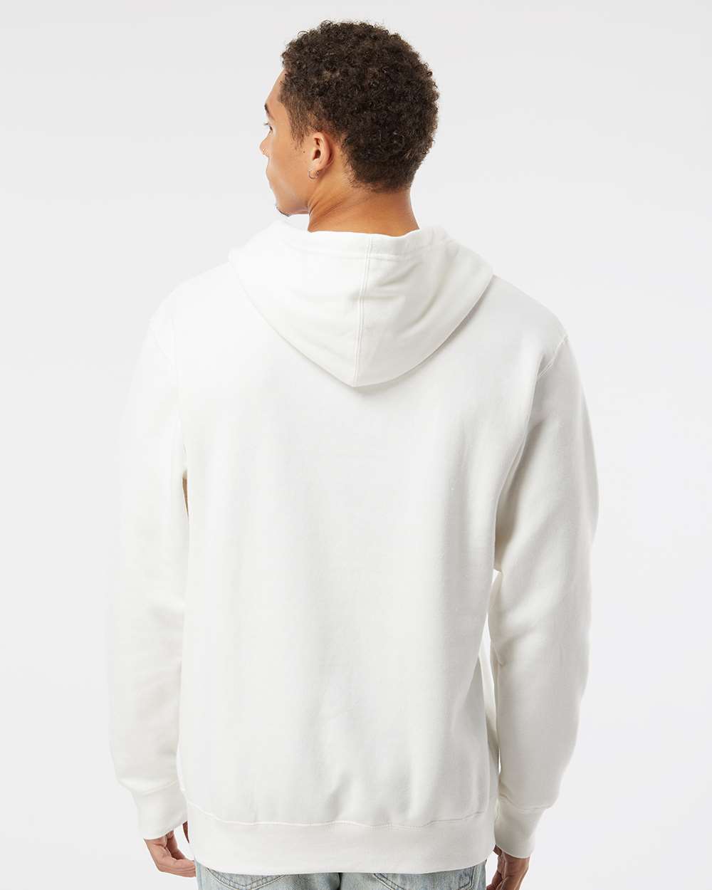 Unisex Midweight Pigment-Dyed Hooded Sweatshirt - OnModelBack - B22176012 - Prepared For Dye