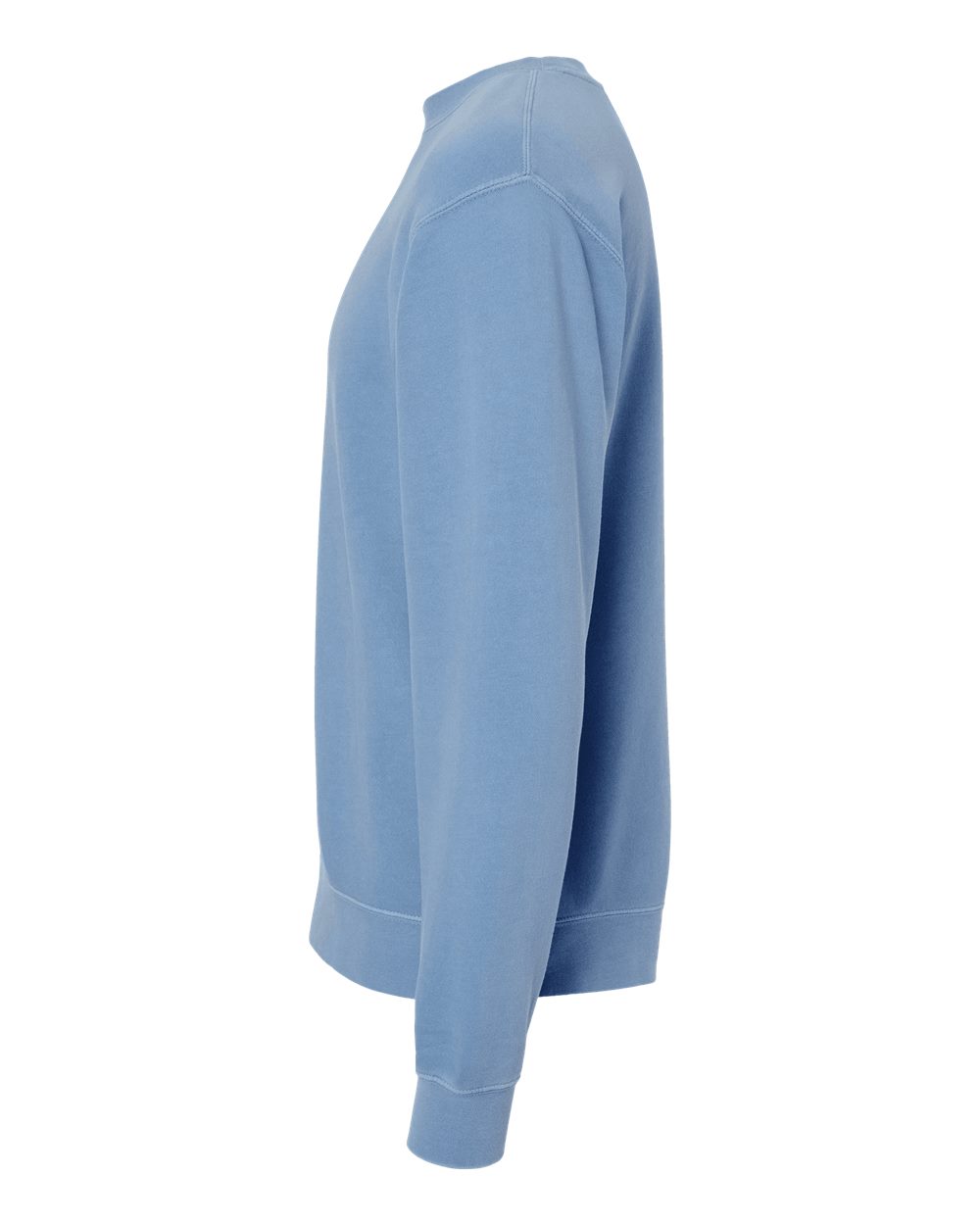 Unisex Midweight Pigment-Dyed Crewneck Sweatshirt - DirectSide - B22376252 - Pigment Light Blue