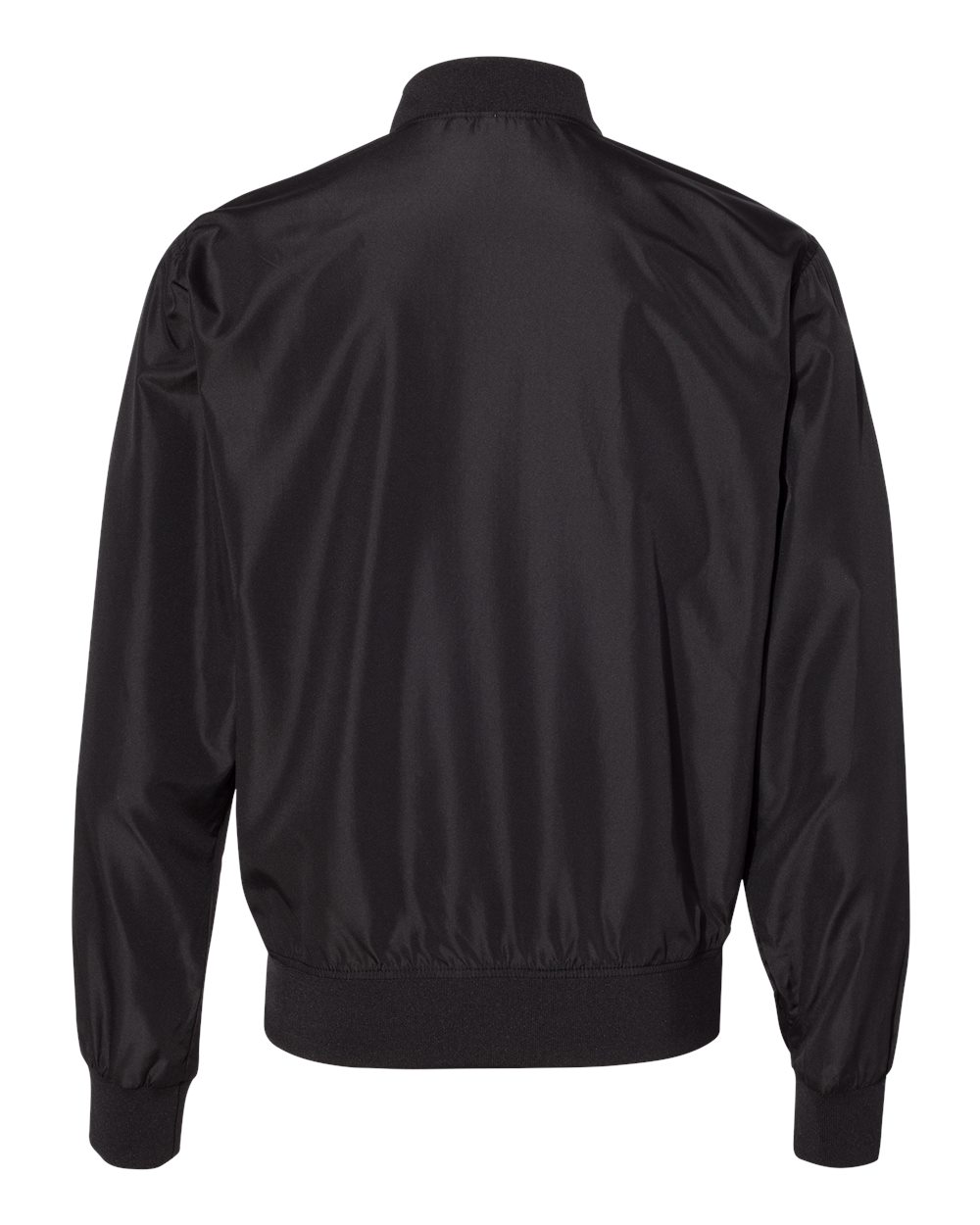Unisex Lightweight Bomber Jacket - Back - B35076503 - Black