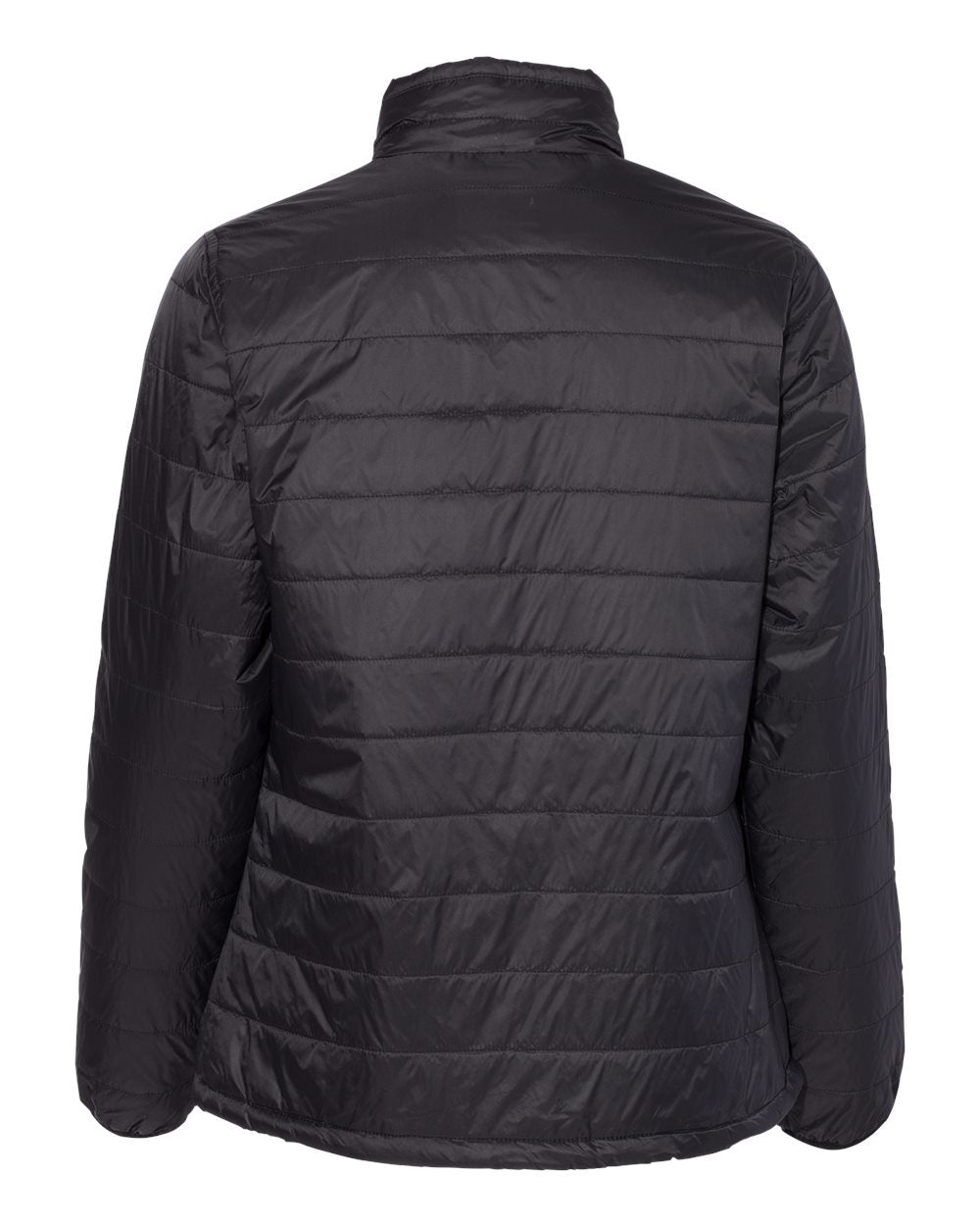 Women's Puffer Jacket - Back - B12076502 - Black