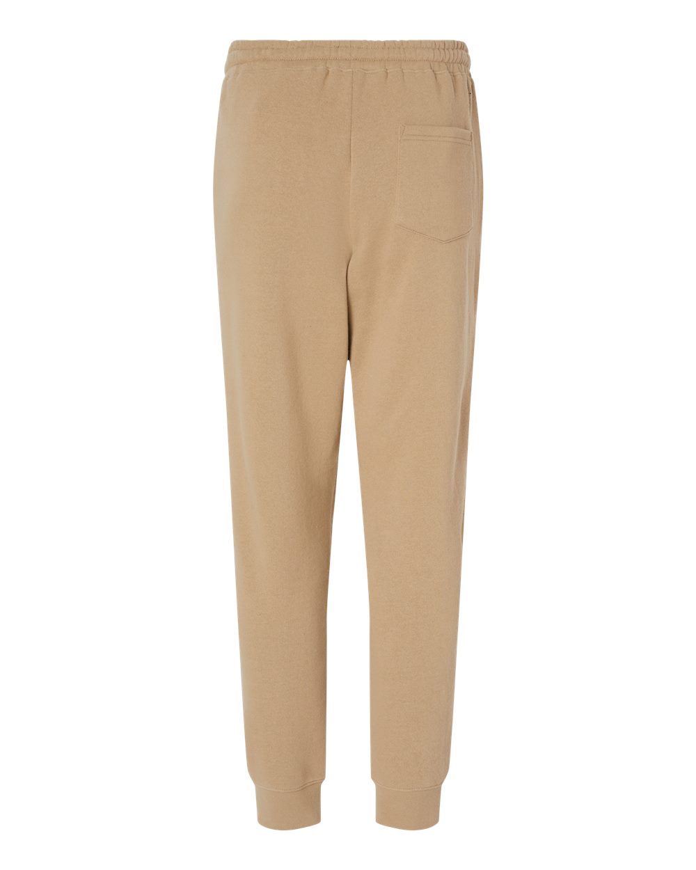 Men's Midweight Fleece Sweatpants - Back - B01776232 - Sandstone