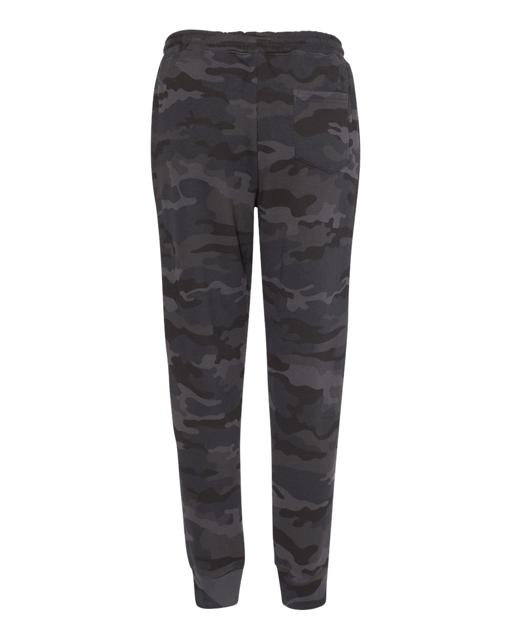 Men's Midweight Fleece Sweatpants - Back - B01776512 - Black Camo