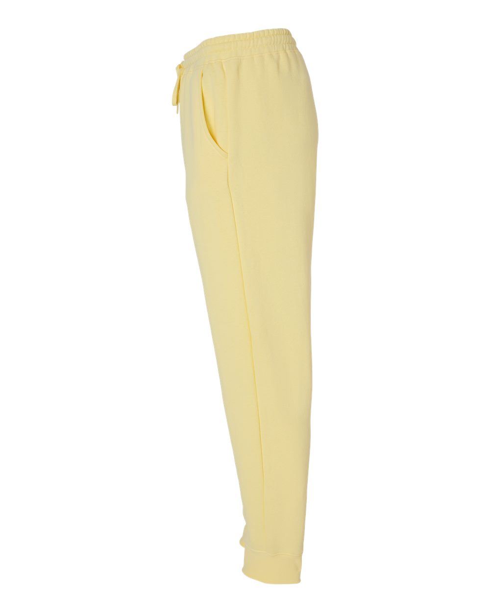Men's Midweight Fleece Sweatpants - DirectSide - B01776122 - Light Yellow