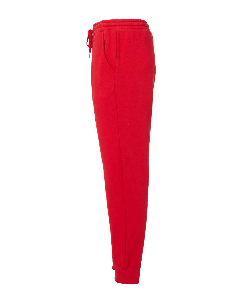Men's Midweight Fleece Sweatpants - DirectSide - B01776702 - Red