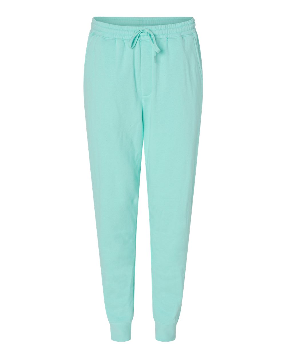 Men's Midweight Fleece Sweatpants - Front - B01776172 - Mint