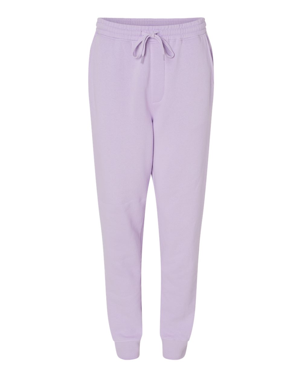 Men's Midweight Fleece Sweatpants - Front - B01776672 - Lavender