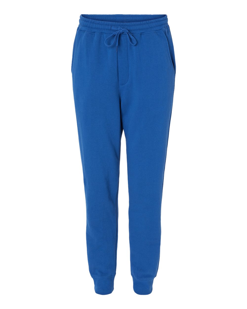 Men's Midweight Fleece Sweatpants - Front - B01776752 - Royal